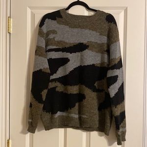 Camo sweater